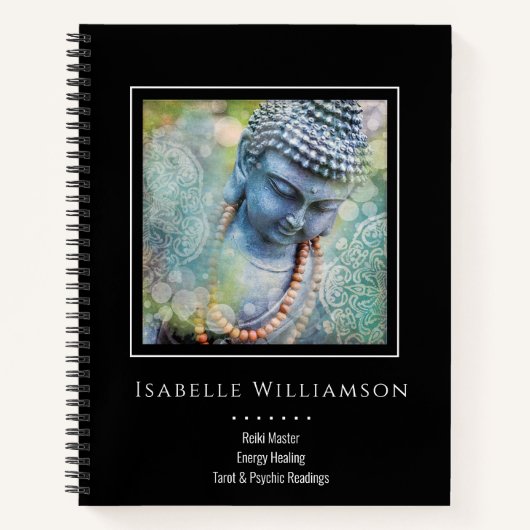 Buddha Zen Reiki Yoga Meditation Heilige spirituel Notizblock (Vorderseite)