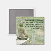 Buddha Zen Spirituelle Inspiration Erleuchtung Magnet (Vorderseite/Rückseite)