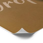 Buddha Zen Zitat Poster (Ecke)