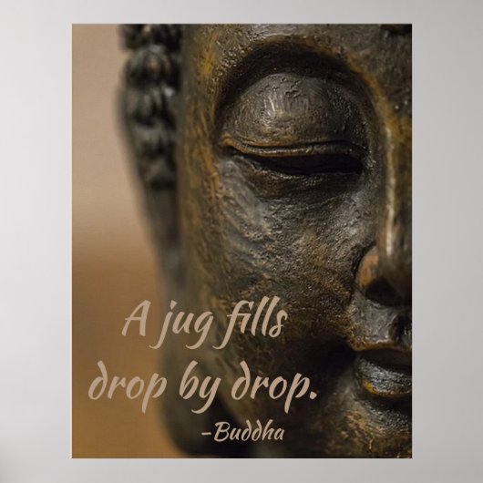 Buddha Zen Zitat Poster (Vorne)