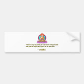 Buddha-Zitat #1 Autoaufkleber (Vorne)