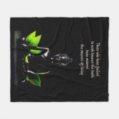Buddha Zitat 1 Fleecedecke (Vorderseite (Horizontal))