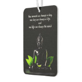 Buddha Zitat 2 Friseur Autolufterfrischer (Links)