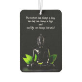 Buddha Zitat 2 Friseur Autolufterfrischer (Rückseite)