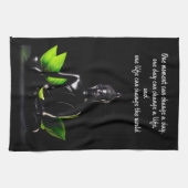 Buddha Zitat 2 Handtuch (Horizontal)