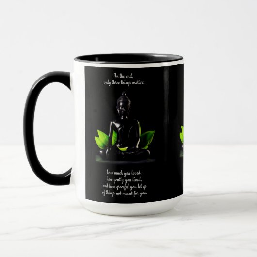 Buddha Zitat 3 Tasse (Links)