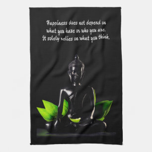 Buddha Zitat 4 Handtuch