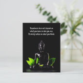 Buddha Zitat 4 Postkarte (Stehend Vorderseite)
