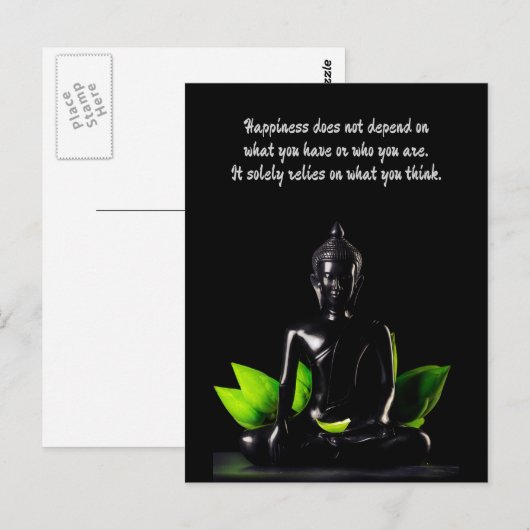 Buddha Zitat 4 Postkarte (Vorne/Hinten)