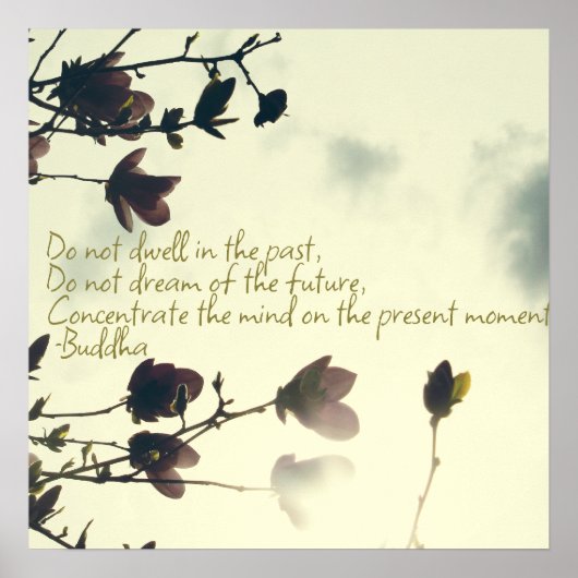 Buddha-Zitat auf Paste Poster (Vorne)