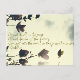 Buddha-Zitat aus der Vergangenheit Postkarte