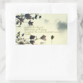 Buddha-Zitat aus der Vergangenheit Rechteckiger Aufkleber (Tasche)