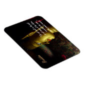 Buddha Zitat & Buddha des Mitgefühls / Meditation Magnet (Rechte Seite)
