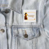 Buddha-Zitat ~ eins Wort, das Frieden holt Button (Beispiel)