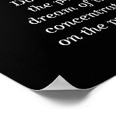 Buddha-Zitat - Gegenwart Poster (Ecke)