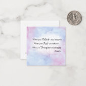 *~ Buddha Zitat Inspiration AP62 Note Card Mitteilungskarte (Vorderseite/Rückseite Beispiel)