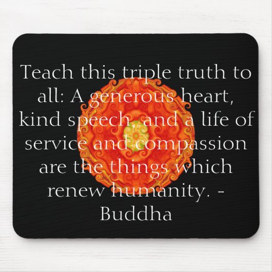 Buddha-Zitat inspirieren motivierend Mousepad (Vorne)