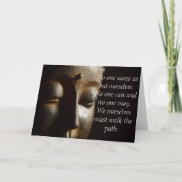 Buddha-Zitat: Inspirierend Karte