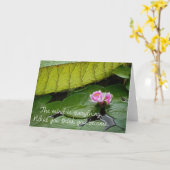 Buddha Zitat Karte (Gelbe Blume)