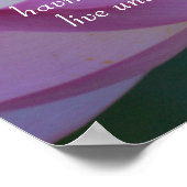 Buddha Zitat Lotus Blume Poster (Ecke)