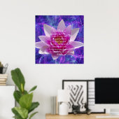 Buddha Zitat Lotus Blume Poster (Heimbüro)