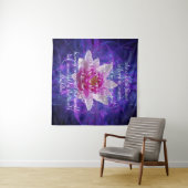 Buddha Zitat Lotus Blume Wandteppich (Beispiel (Horizontal))