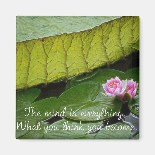 Buddha Zitat Magnet (Vorne)
