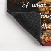 Buddha-Zitat Mousepad (Ecke)