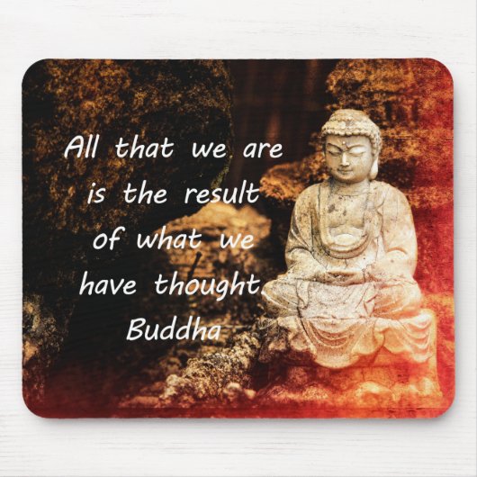 Buddha-Zitat Mousepad (Vorne)