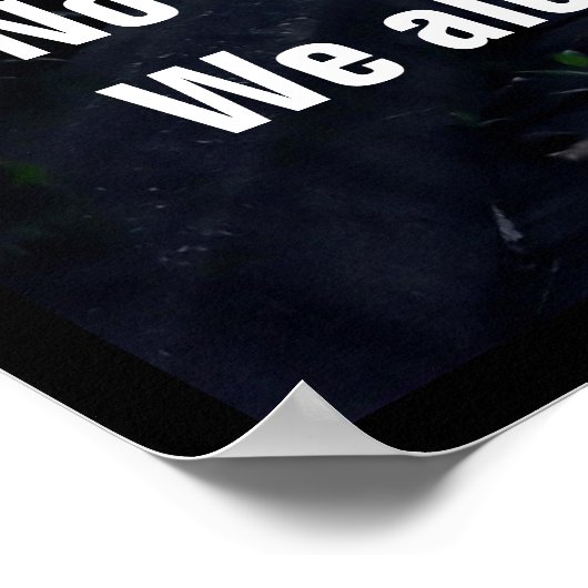 Buddha Zitat Mysteriöse Misty-Holzweg-Brücke Poster (Ecke)