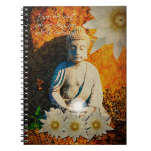 Buddha-Zitat-Notizbuch Notizblock