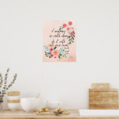 Buddha Zitat Poster (Küche)