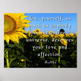 Buddha Zitat Poster
