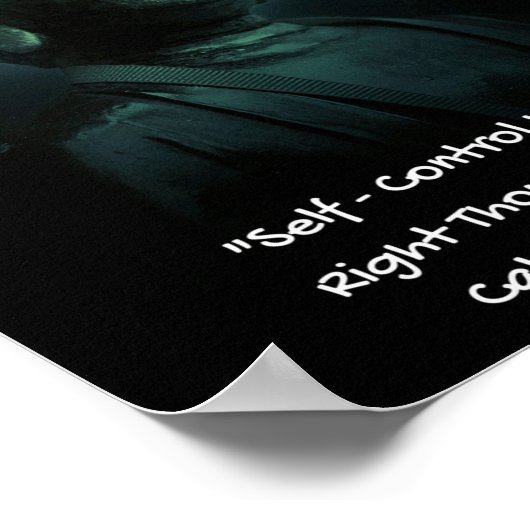 Buddha Zitat Poster (Ecke)