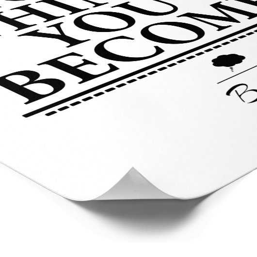 Buddha-Zitat Poster (Ecke)