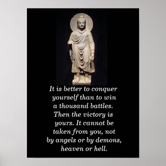 Buddha Zitat - Poster Art (Vorne)