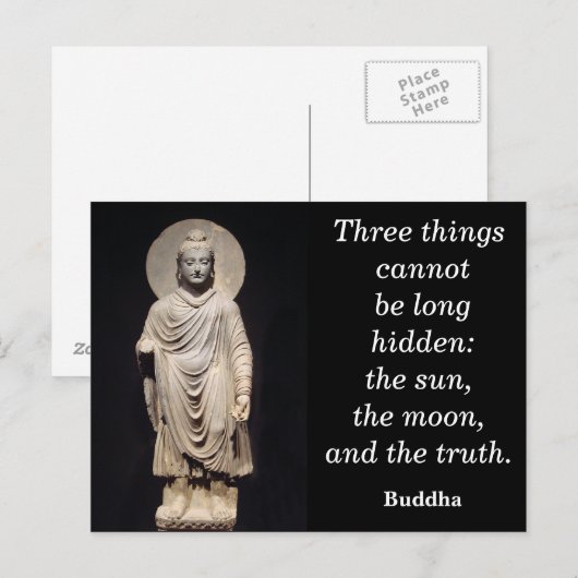 Buddha-Zitat - Postkarte (Vorne/Hinten)