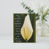 Buddha Zitat Postkarte (Stehend Vorderseite)