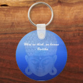 Buddha-Zitat Schlüsselanhänger (Vorderseite)