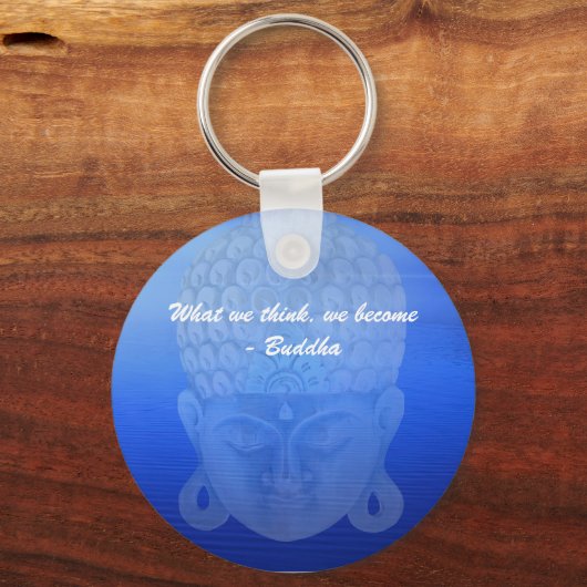 Buddha-Zitat Schlüsselanhänger (Vorderseite)
