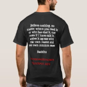 Buddha-Zitat T-Shirt (Rückseite)