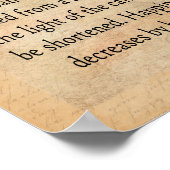 Buddha Zitat - Tausende Kerzen drucken Poster (Ecke)