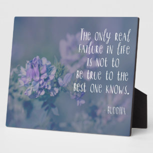 Buddha-Zitat: Treten Sie ein Fotoplatte