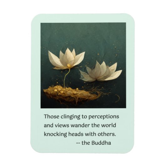 Buddha Zitat über kommentierte Menschen Magnet (Vertikal)