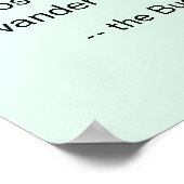 Buddha Zitat über Meinungen Leute PINK lotus Poster (Ecke)