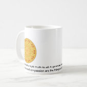 Buddha-ZITAT - unterrichten Sie diese dreifache Kaffeetasse (Vorderseite Links)