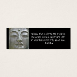 Buddha-Zitat-Visitenkarte