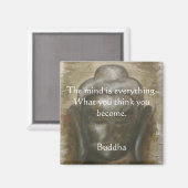 Buddha-Zitat zum bemalten Budha Magnet (Vorderseite/Rückseite)