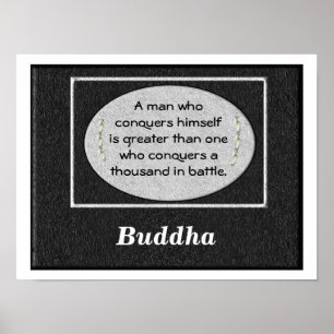 Buddha-Zitate Poster