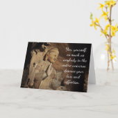 Buddha-Zitatkarte Karte (Gelbe Blume)